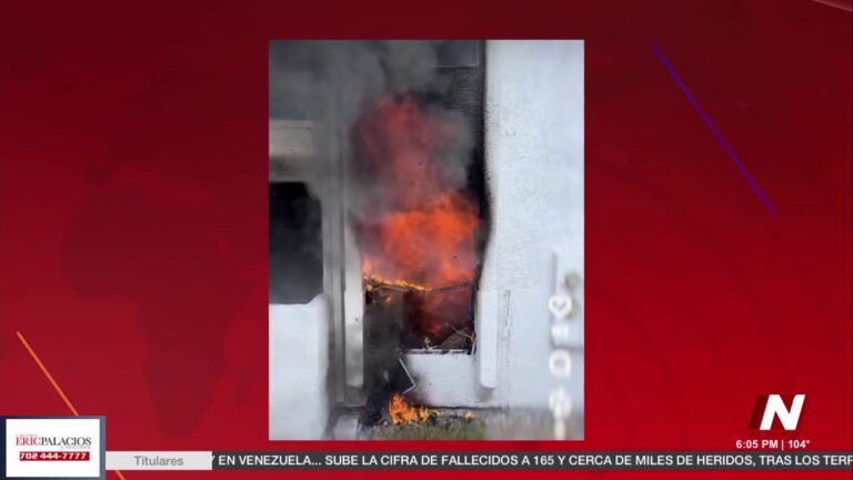 Incendio en Las Vegas desplaza a 6 personas de un complejo de apartamentos en el suroeste del valle