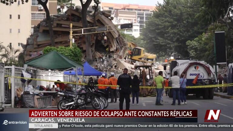 Terremoto en Venezuela deja cientos de muertos y una amplia operación de rescate en Caracas