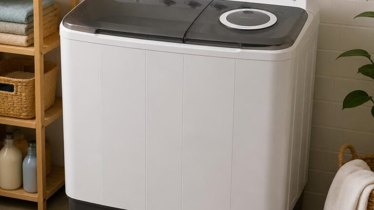 Lavadora LG de 18 kg en COPPEL: doble tina, filtro atrapapelusa y 3 ciclos