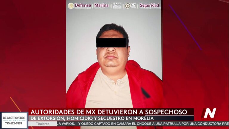 Detienen a El Sierra 1 en Michoacán: golpe al crimen organizado y operativo en Morelia