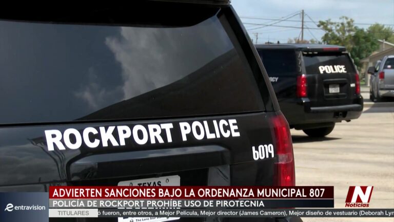 Fuegos artificiales en Rockport: la policía recuerda la prohibición vigente todo el año