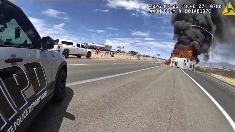 Accidente mortal en Reno: rescate heroico de un RV en llamas conmueve a la comunidad