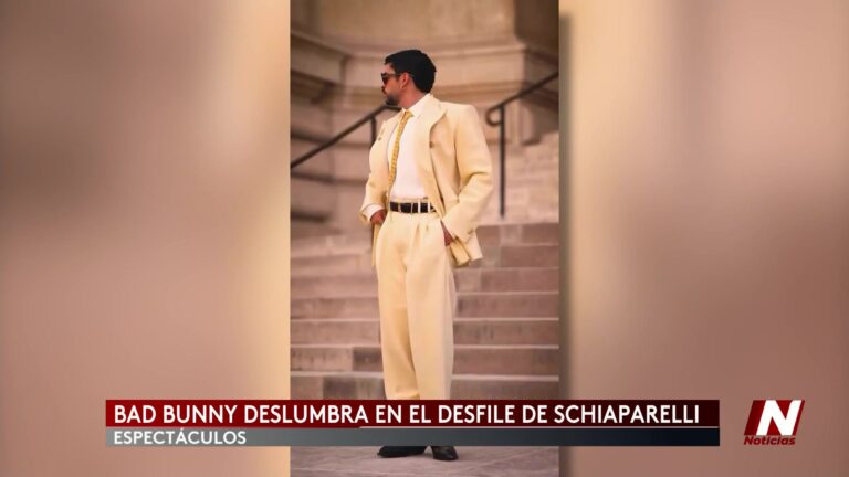 Bad Bunny Impacta en el Desfile de Alta Costura de Schiaparelli en París