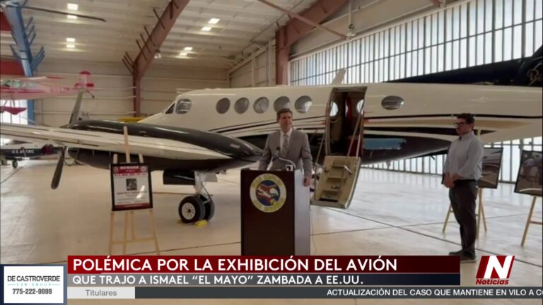 Avión de El Mayo Zambada desata tensiones entre México y Estados Unidos