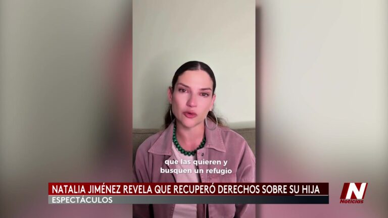 Natalia Jiménez logra nuevo acuerdo de custodia para su hija y podrá viajar a México