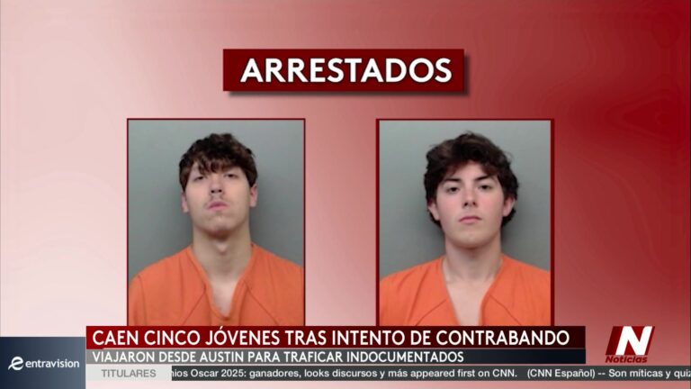 Contrabando humano en Laredo: arrestan a cinco jóvenes tras rescatar a migrantes y decomisar un arma
