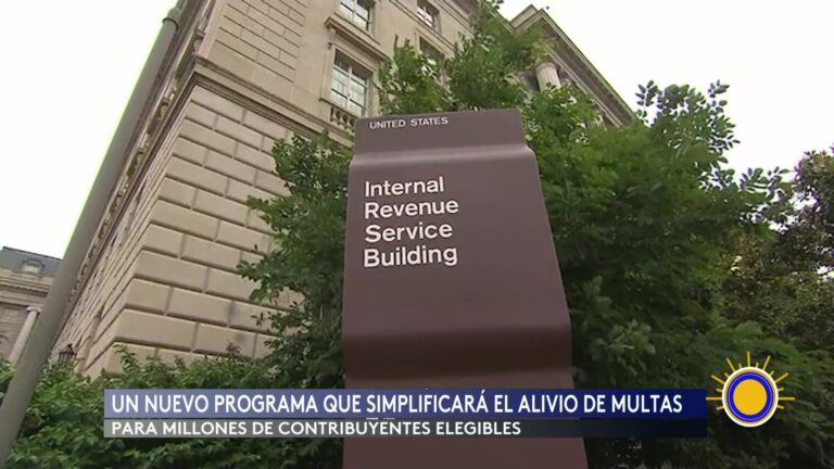 IRS anuncia alivio de multas automático para contribuyentes con buen historial fiscal