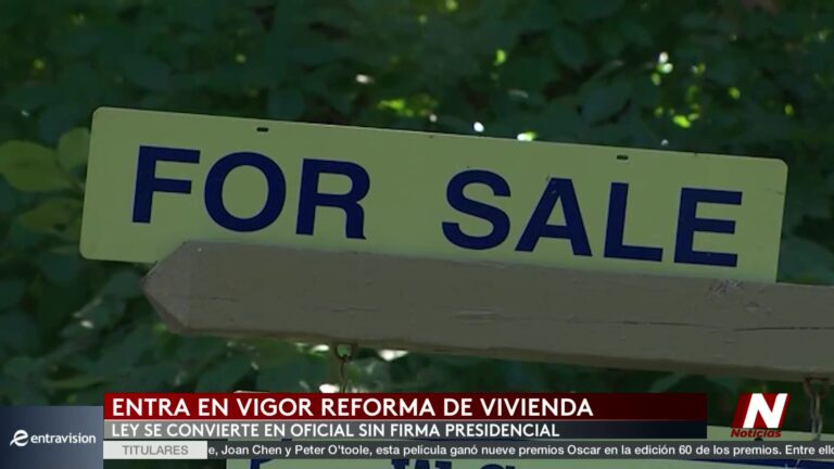 Ley bipartidista de vivienda entra en vigor sin firma de Trump y busca aliviar la crisis de vivienda asequible