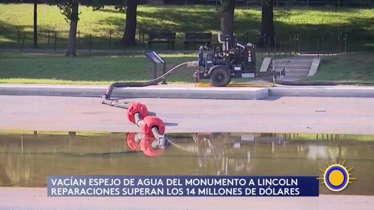 Vandalismo en el Monumento a Lincoln: restauran el Espejo de Agua tras daños en Washington