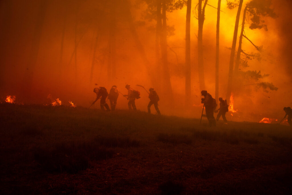Incendio forestal en Monterey consume más de 120 acres cerca de Lockwood