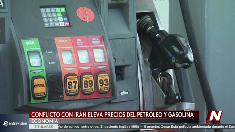 Precio gasolina sube por el conflicto entre Estados Unidos e Irán y encarece el petróleo en EE. UU.