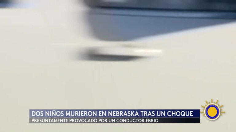Conductor ebrio provoca accidente en Nebraska y mueren dos niños en Omaha