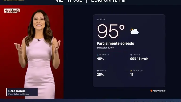 Clima McAllen hoy: pronóstico del tiempo para este viernes 17 de julio