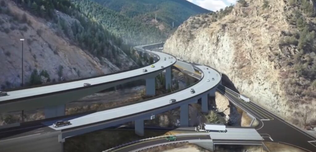 Ampliación de la I-70 avanza a la mitad, según CDOT, entre Evergreen e Idaho Springs