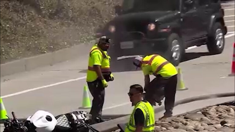 Accidente de motocicleta en túnel Lighthouse de Monterey afecta el tráfico y deja un herido