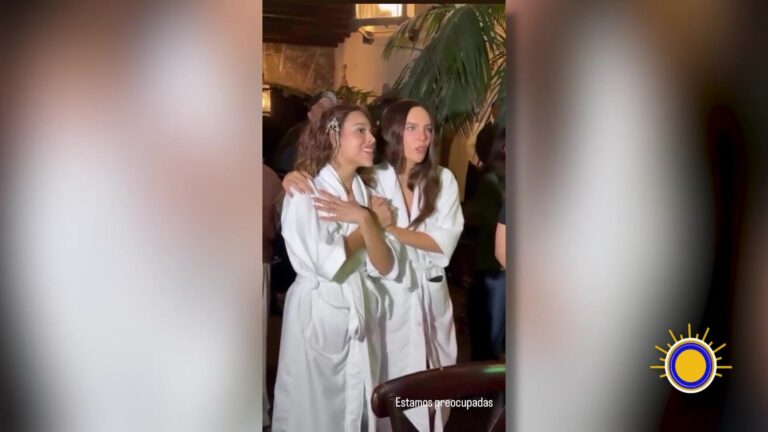 Belinda y Danna Paola viven la emoción de México vs Inglaterra y respaldan a la Selección Mexicana
