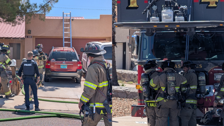 Bomberos de Las Cruces rescatan a una tortuga y dos gatos tras incendio residencial