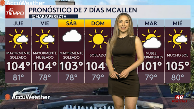 El Clima McAllen — Miércoles 19 de agosto · Edición 5:00 PM