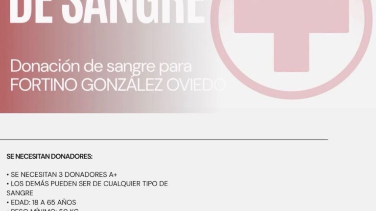 Hospital San Gerardo solicita donadores de sangre para paciente
