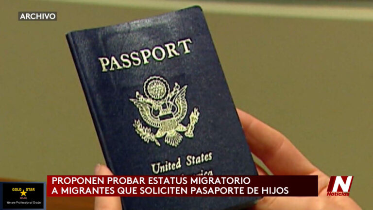 Estados Unidos propone exigir prueba de estatus migratorio para tramitar pasaportes de hijos de migrantes