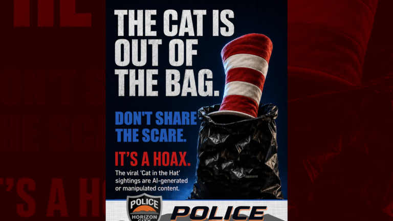 Policía de Horizon City alerta sobre viral de ‘Cat in the Hat’: no existe amenaza creíble contra escuelas