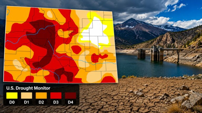 Las lluvias dan un respiro, pero no borran la sequía en Colorado