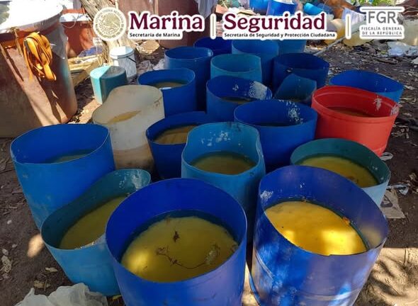 México asegura más de 16 toneladas de metanfetamina en Sinaloa