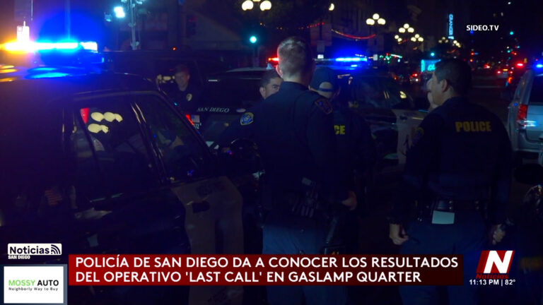 Operativo “Last Call” deja 34 arrestos y 72 citaciones en Gaslamp Quarter