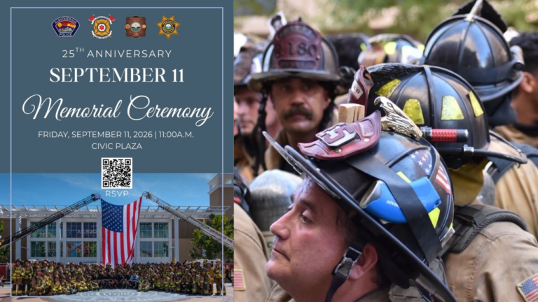 Bomberos de Albuquerque conmemorarán los 25 años del 11 de septiembre con el ascenso de 110 pisos.