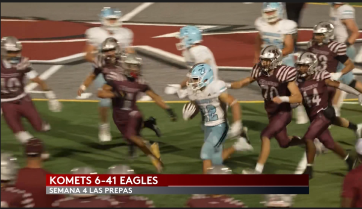 Eagles vencen a los Komets 41-6