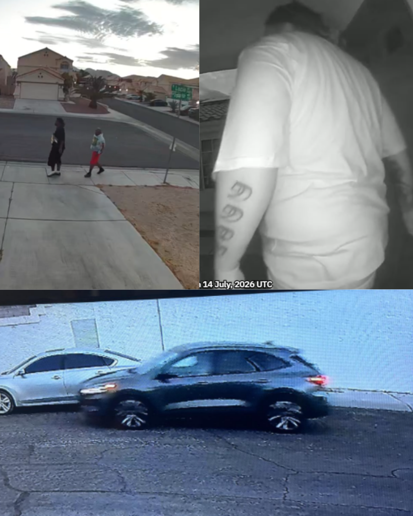 Robo: 2 sospechosos son buscados por la policía de Las Vegas tras atraco residencial