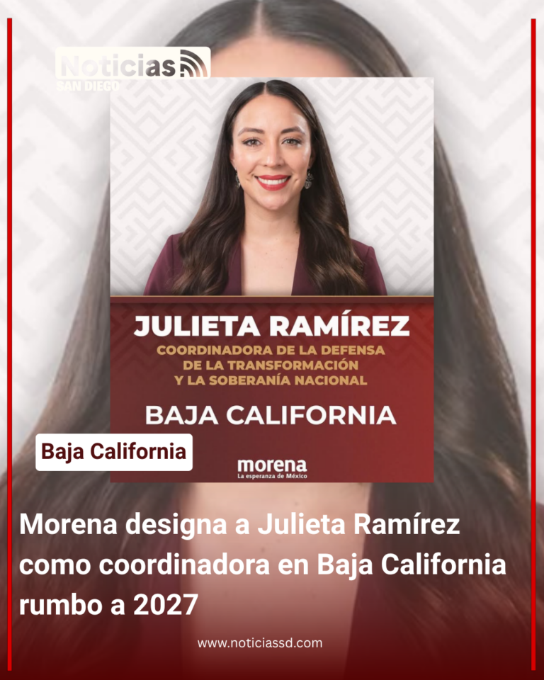 Morena designa a Julieta Ramírez como coordinadora en Baja California rumbo a 2027
