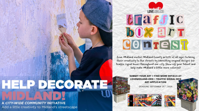 Cámara de Comercio y Love Midland abren convocatoria artística para decorar semáforos de la ciudad