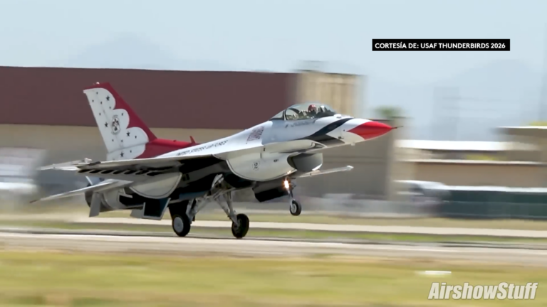Los Thunderbirds llegan a Salinas para el 45.º California International Airshow