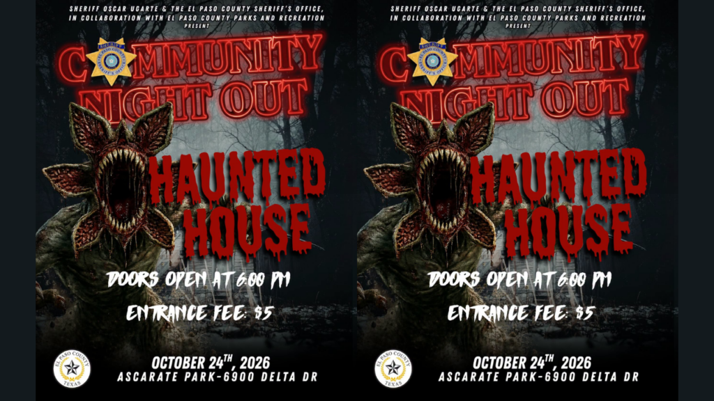 Noche comunitaria y Casa del Terror el 24 de octubre en Ascarate Park